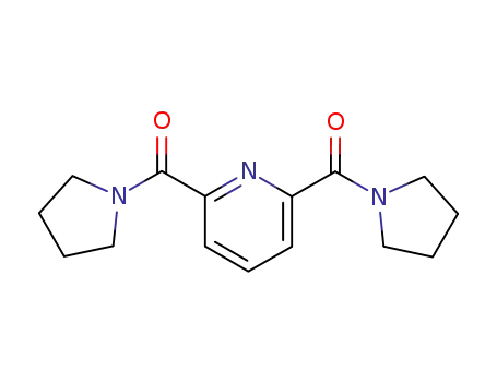 Molecular Structure of 69839-04-9 (pyridine-2,6-diylbis(pyrrolidin-1-ylmethanone))