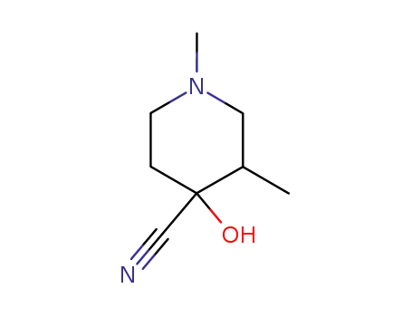 4-Piperidinecarbonitrile, 4-hydroxy-1,3-dimethyl-