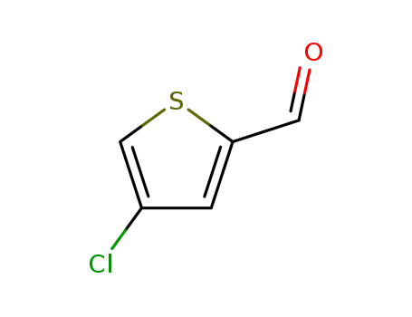Molecular Structure of 57500-51-3 (4-CHLORO-2-THIOPHENECARBOXALDEHYDE)