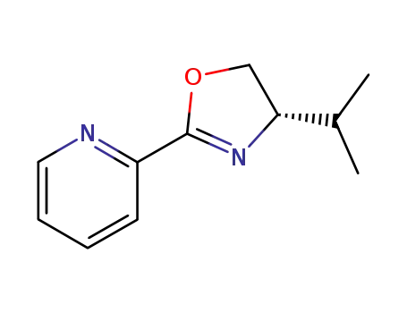 Pyridine, 2-[4,5-dihydro-4-(1-methylethyl)-2-oxazolyl]-, (S)-