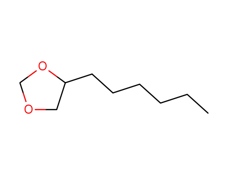 Molecular Structure of 72493-07-3 (1,3-Dioxolane, 4-hexyl-)