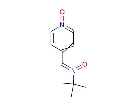 2-Propanamine,2-methyl-N-[(1-oxido-4-pyridinyl)methylene]-, N-oxide