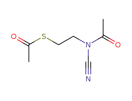 에탄티오산, S-[2-(아세틸시아노아미노)에틸]에스테르