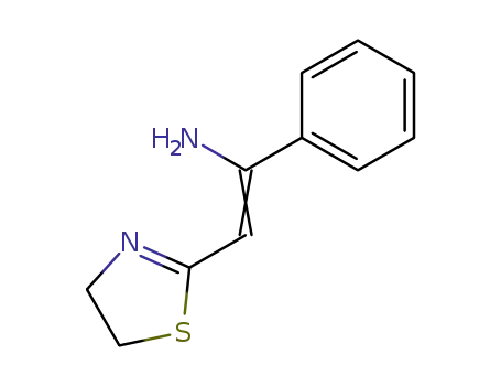 Molecular Structure of 143407-66-3 (Benzenemethanamine, a-[(4,5-dihydro-2-thiazolyl)methylene]-)