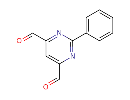 4,6-Pyrimidinedicarboxaldehyde, 2-phenyl-