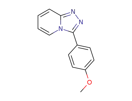 Molecular Structure of 2746-44-3 (1,2,4-Triazolo[4,3-a]pyridine, 3-(4-methoxyphenyl)-)