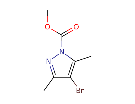 1H-Pyrazole-1-carboxylicacid, 4-bromo-3,5-dimethyl-, methyl ester cas  28188-06-9