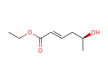 2-Hexenoic acid, 5-hydroxy-, ethyl ester, (2E,5S)-