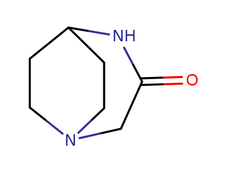 Molecular Structure of 53619-11-7 (1,4-Diazabicyclo[3.2.2]nonan-3-one)