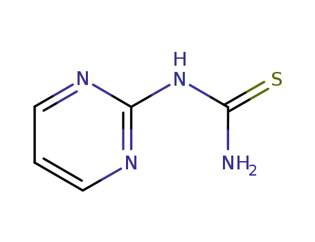 Molecular Structure of 31437-20-4 (1-(PYRIMIDIN-2-YL)THIOUREA)