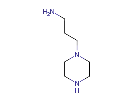 Molecular Structure of 34885-02-4 (1-(3-AMINOPROPYL)PIPERAZINE)