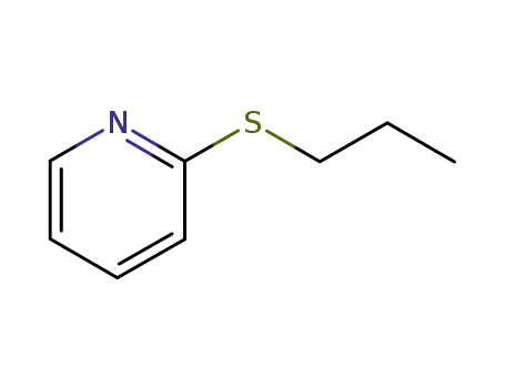 Molecular Structure of 26891-63-4 (2-(Propylthio)pyridine)
