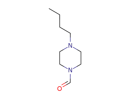 Molecular Structure of 21863-67-2 (1-Piperazinecarboxaldehyde,4-butyl-(8CI,9CI))