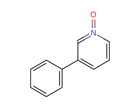 Molecular Structure of 1131-48-2 (Pyridine, 3-phenyl-, 1-oxide)