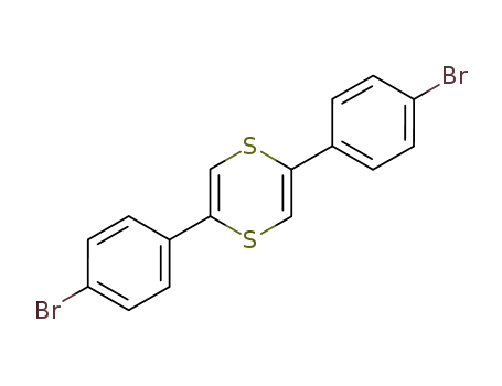 Molecular Structure of 37989-50-7 (2,5-Bis(4-bromophenyl)-1,4-dithiin)