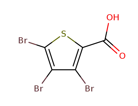 Molecular Structure of 53317-05-8 (3,4,5-tribromo-2-thenoic acid)