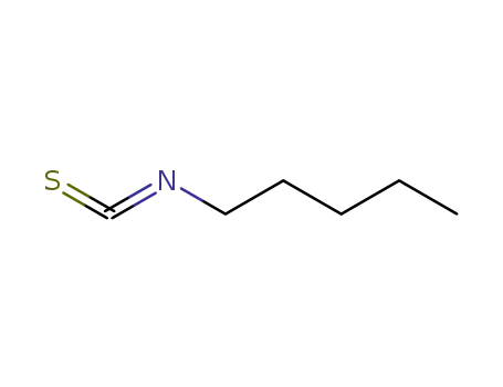 Molecular Structure of 629-12-9 (Pentyl isothiocyanate)