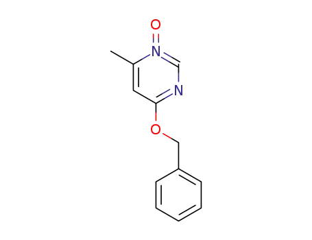 Pyrimidine, 4-methyl-6-(phenylmethoxy)-, 3-oxide