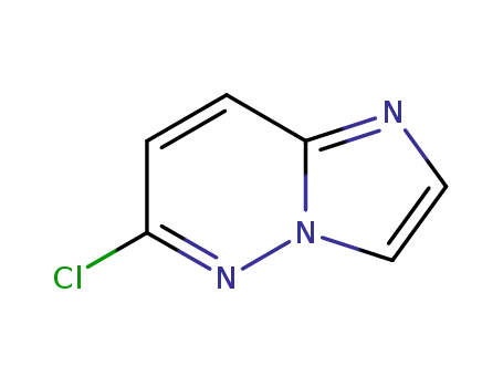 Molecular Structure of 6775-78-6 (6-Chloroimidazo[2,1-f]pyridazine)