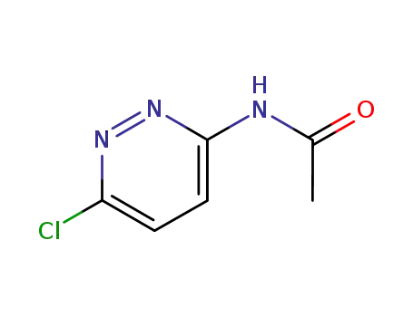 Molecular Structure of 14959-31-0 (N-(6-Chloro-3-pyridazinyl)acetamide)