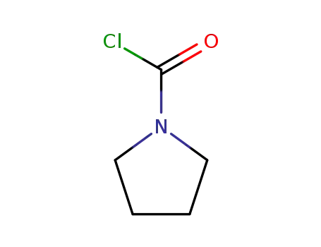 Molecular Structure of 1192-63-8 (1-Pyrrolidinecarbonyl chloride)