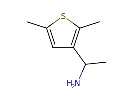 Molecular Structure of 120350-37-0 (1-(2,5-dimethylthien-3-yl)ethanamine)