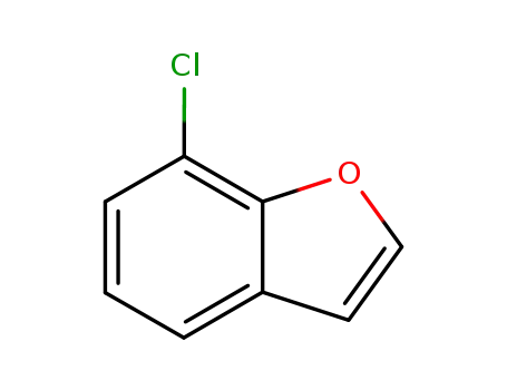 Molecular Structure of 24410-55-7 (Benzofuran,  7-chloro-)
