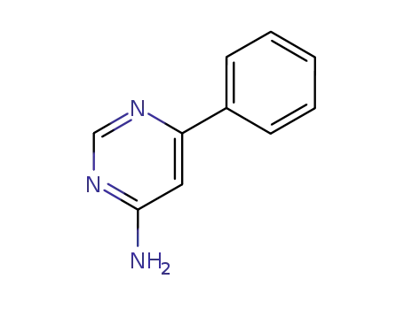 Molecular Structure of 3435-29-8 (4-AMINO-6-PHENYLPYRIMIDINE)