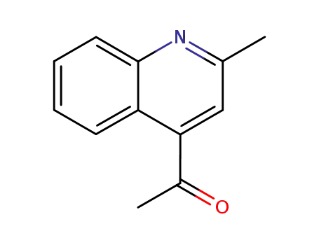 Molecular Structure of 132854-97-8 (Ethanone, 1-(2-methyl-4-quinolinyl)-)
