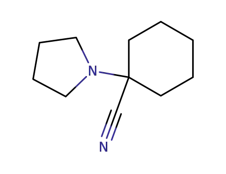 Cyclohexanecarbonitrile,1-(1-pyrrolidinyl)- cas  22912-25-0