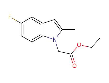 ethyl 2-(5-fluoro-2-methyl-1H-indol-1-yl)acetate