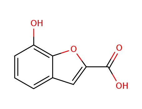 Molecular Structure of 4790-80-1 (2-Benzofurancarboxylic acid, 7-hydroxy-)