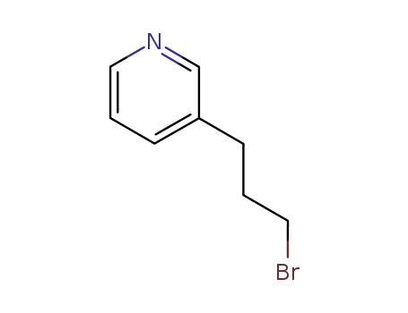 Molecular Structure of 109839-74-9 (Pyridine, 3-(3-bromopropyl)- (9CI))