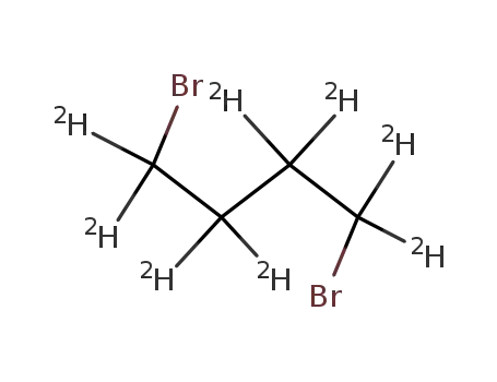 Molecular Structure of 68375-92-8 (1,4-DIBROMOBUTANE-D8)