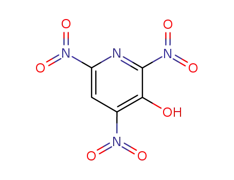 Molecular Structure of 98027-99-7 (3-Pyridinol, 2,4,6-trinitro-)