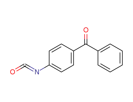 Molecular Structure of 63648-38-4 (4-ISOCYANATOBENZOPHENONE  97)