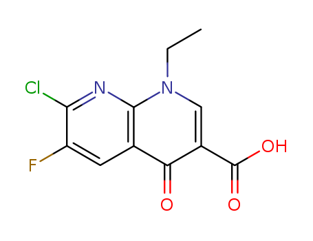 7-CHLORO-1-ETHYL-6-FLUORO-4-OXO-1,4-DIHYDRO-[1,8]NAPHTHYRIDINE-3-CARBOXYLIC ACID