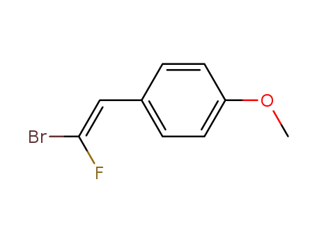 Benzene, 1-[(1E)-2-bromo-2-fluoroethenyl]-4-methoxy-