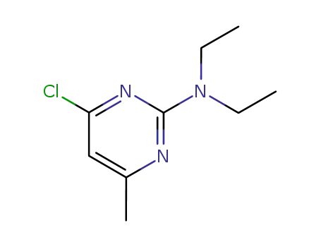 Molecular Structure of 42487-73-0 (2-Pyrimidinamine, 4-chloro-N,N-diethyl-6-methyl-)