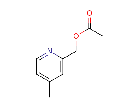 Molecular Structure of 55485-91-1 ((4-Methylpyridin-2-yl)Methyl acetate)
