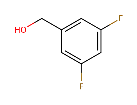 Molecular Structure of 79538-20-8 (3,5-Difluorobenzyl alcohol)