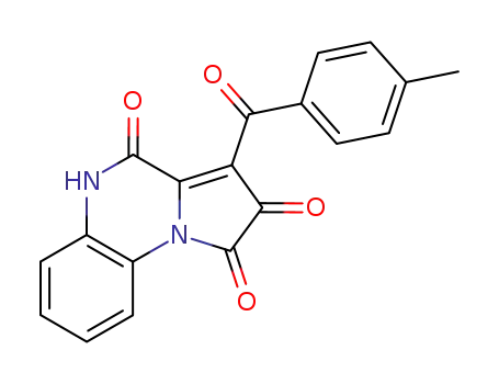 Pyrrolo[1,2-a]quinoxaline-1,2,4(5H)-trione, 3-(4-methylbenzoyl)-