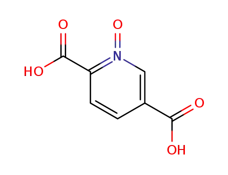 Molecular Structure of 32658-54-1 (2,5-Pyridinedicarboxylic acid, 1-oxide)