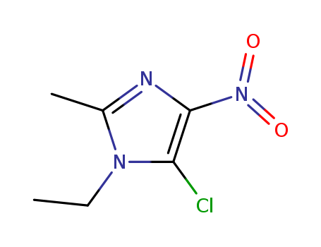 5-chloro-1-ethyl-2-methyl-4-nitro-imidazole cas  2302-28-5