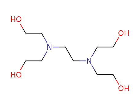 Molecular Structure of 140-07-8 (N,N,N',N'-TETRAKIS(2-HYDROXYETHYL)ETHYLENEDIAMINE)