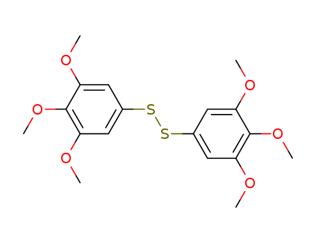 Disulfide, bis(3,4,5-trimethoxyphenyl)(16807-29-7)