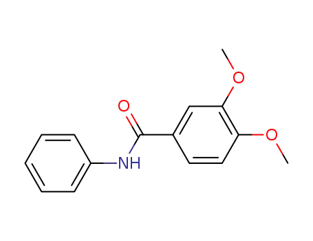 Molecular Structure of 1522-67-4 (3,4-DIMETHOXYBENZANILIDE)