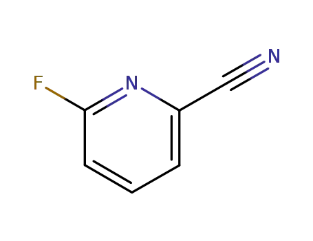 Molecular Structure of 3939-15-9 (2-Cyano-6-Fluoropyridine)