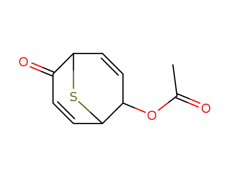 9-Thiabicyclo[3.3.1]nona-3,7-dien-2-one, 6-(acetyloxy)-, endo-