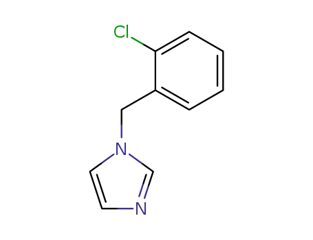 Molecular Structure of 56643-69-7 (1H-Imidazole, 1-[(2-chlorophenyl)methyl]-)